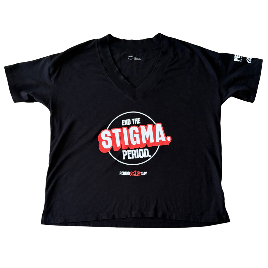 End the Stigma Period Action Day Tee – PERIOD. The Menstrual Movement