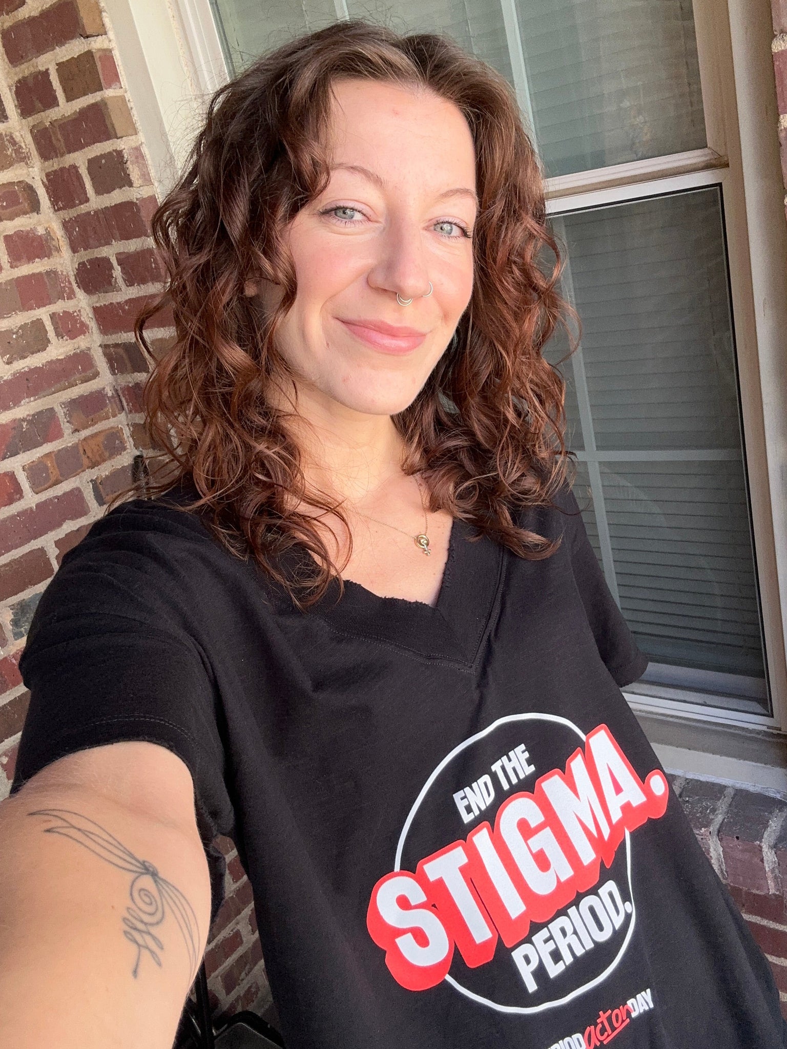 End the Stigma Period Action Day Tee – PERIOD. The Menstrual Movement